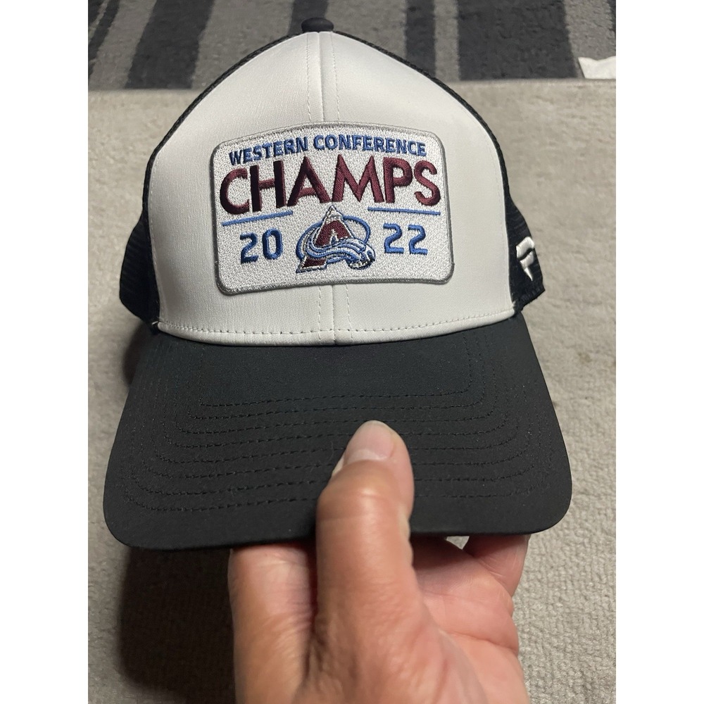Colorado Avalanche Western Conference Champions Hat 2022 Fanaticts NHL Authentic - Picture 7 of 7